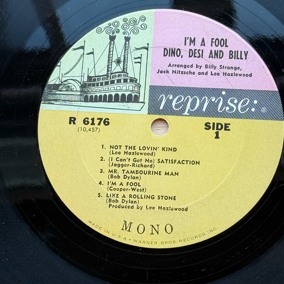 Vintage Vinyl Record - I'm a Fool by Dino, Desi and Billy - Picture 2 of 4